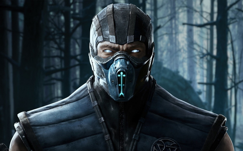 aggression, mask, architecture, portrait, protection, disguise, headshot, Sub-zero, Mortal kombat x, 720P, adult, Kriomant, front view, mask - disguise