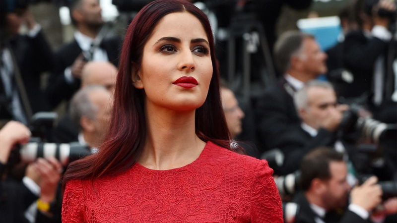 Katrina Kaif, 4K, spaghetti, bollywood, strap, photo, woman, purple, 5k, top