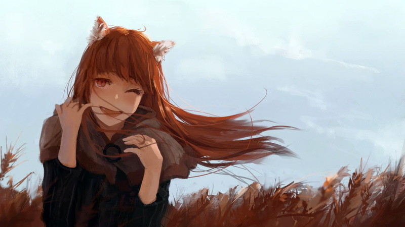 Wheat, Spice and Wolf, Anime, 1080P, Holo (Spice and Wolf)
