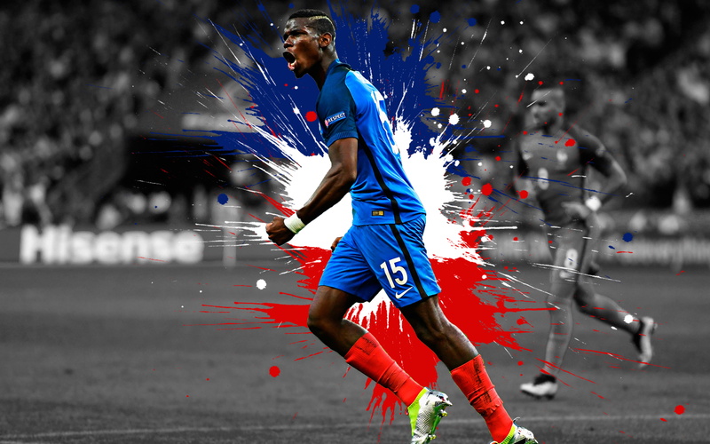 Paul Pogba, 4K, Soccer, French