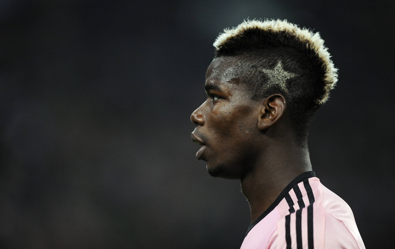 athlete, black background, paul pogba 4k  desktop, 4K, adult, studio shot, dark, one person, profile view, young adult, sport, headshot, sportsman, contemplation
