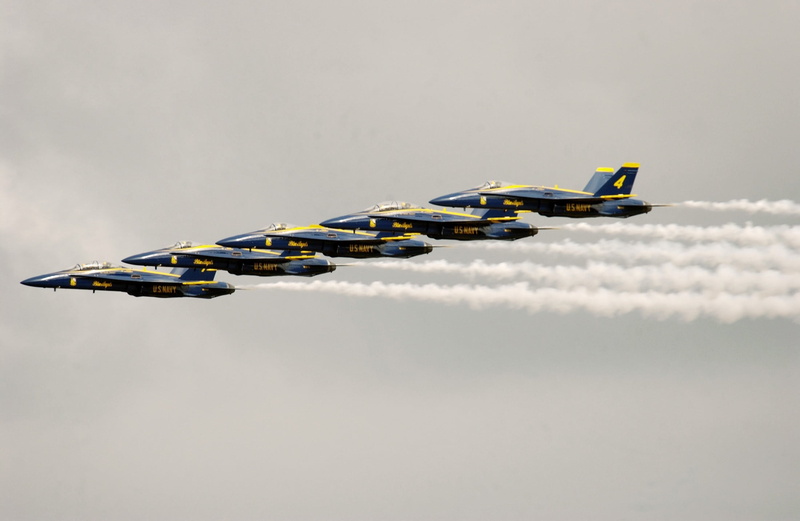 yellow, copy space, aerobatics, daytime, no people, flight, trail, flying, side view, leaving, day, one animal, plane, air vehicle, animal themes, black