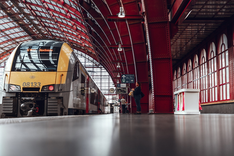 standing, container, red, metro, transportation, factory, warehouse, belgium, station, building, architecture, subway, culture, structure, metal, mode of transportation