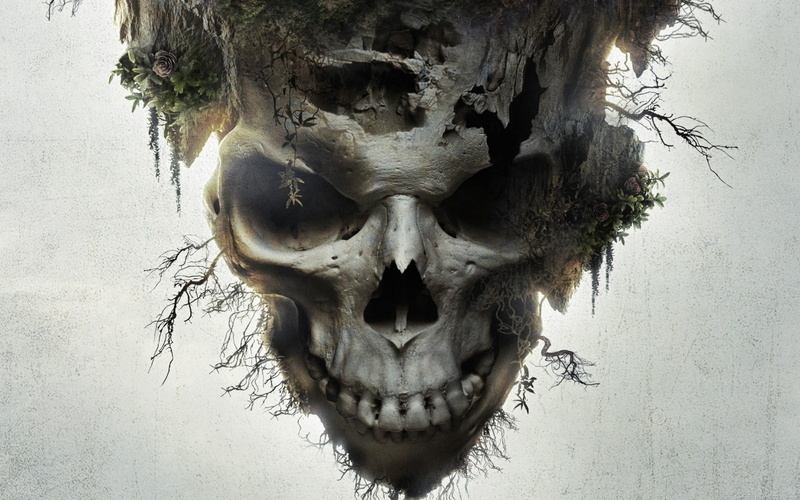 hollywood, no people, 1080P, animal body part, sculpture, Hollywood Movies, body part, spooky, digital composite, skull, horror, art and craft, day, representation