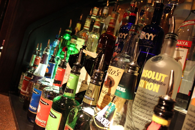 bottle, choice, wine, retail display, text, bar, arrangement, retail, for sale, beverages, abundance, glass, container, bar - drink establishment, variation