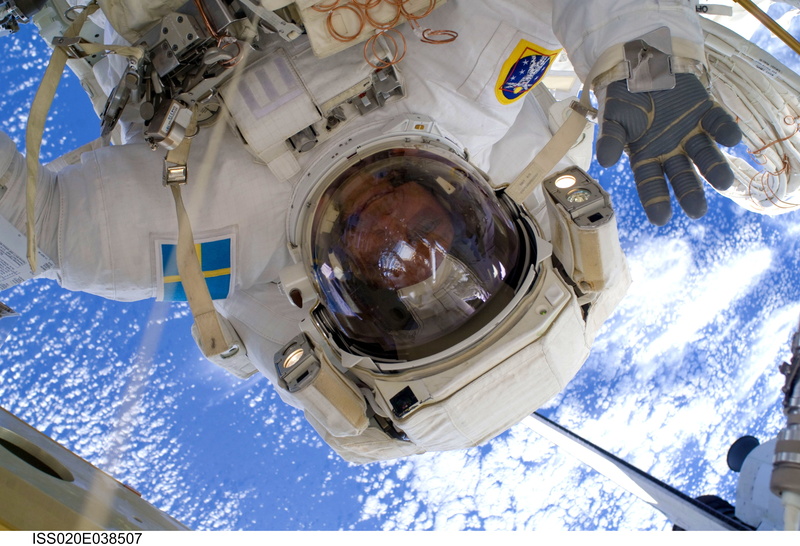 spacewalk, fuglesang, esa, europe, 4K, christer, space