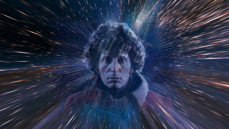 TARDIS, s, man, looking at camera, illuminated, headshot, face, communication, portrait, space, Tom Baker, blurred motion, 1080P, adult, emotion, one person