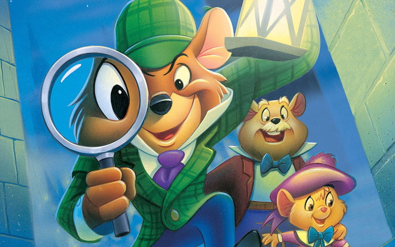 Detective, Basil of Baker Street, Dr. David Q. Dawson, Movie, The Great Mouse Detective, 720P, Olivia Flaversham