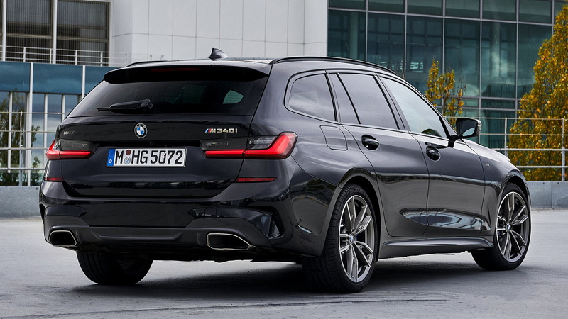 1080P, Black Car, BMW, Luxury Car, Station Wagon, Car, Compact Car, BMW M340i Touring
