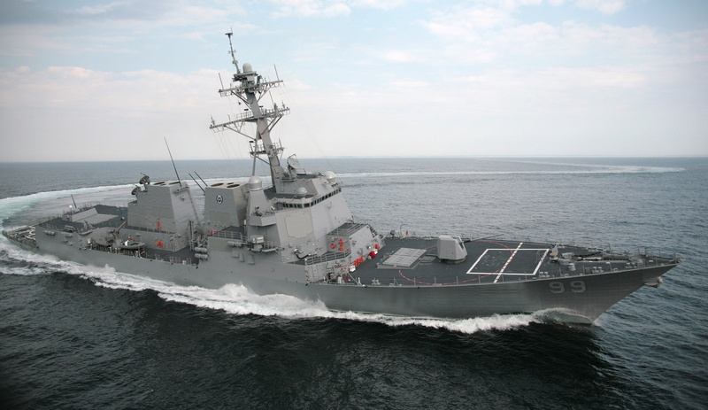 Arleigh Burke Class Destroyer, USS Farragut, 4K