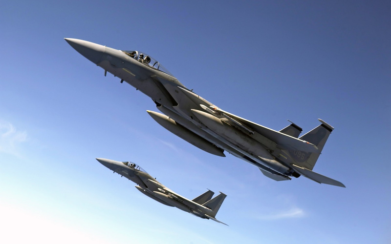15, planes, fly, over, eagles, f, hd, 1080P, ocean, the, pacific