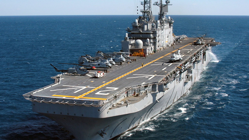 1080P, USS Saipan (LHA-2), sea, aircraft carrier, military