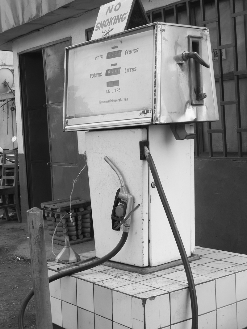 gas station, outdoors, station, gas stations, industry, no people, meter - instrument of measurement, fuel, oil, text, transport, communication, classic