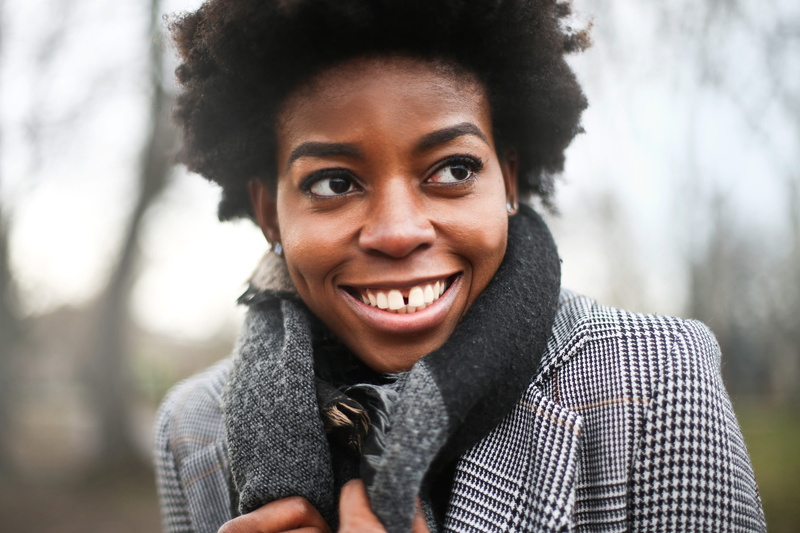 winter, woolen, happiness, one person, beauty, outside, day, Dress, woman, smiling, citylife, Clothing, looking at camera, person, hair, beautiful woman