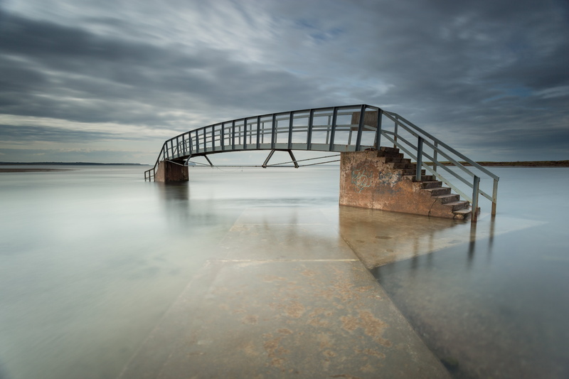 sky, 40mm, sea, dunbar, colour, cloud, photography, creative, coastline, body of water, causeway, bridge, brown, middle, hightide, water, nature, 5K, black and brown