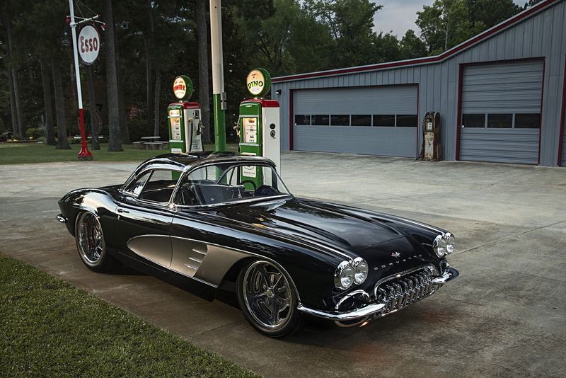 vehicle, car, corvette, hotrod, hot, chevrolet, auto, 1080P, 1961, custom, streetrod, automobile, rod
