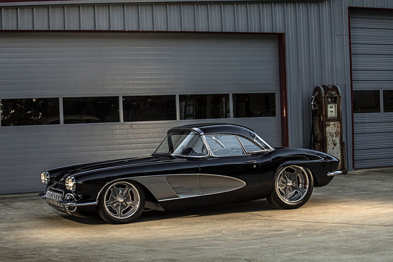 corvette, hot, automobile, 1080P, hotrod, custom, streetrod, chevrolet, vehicle, car, auto, 1961, rod
