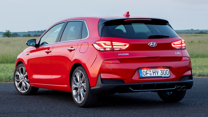 Hyundai, Hatchback, Hyundai i30 N Line, Hyundai i30, 1080P, Red Car, Car, Small-Sized Car