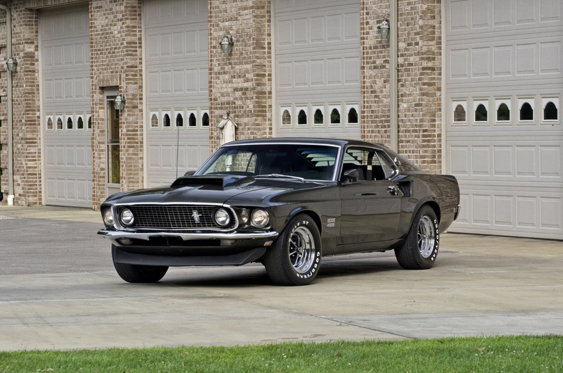 Ford, Muscle Car, Ford Mustang Boss 429, Car, 1080P, Black Car, Fastback