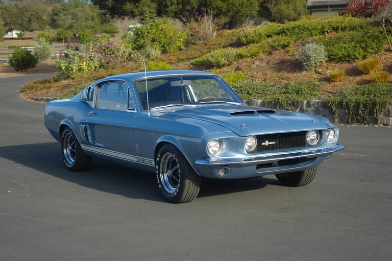 Blue Car, Muscle Car, Car, 1080P, Ford, Shelby GT500, Fastback