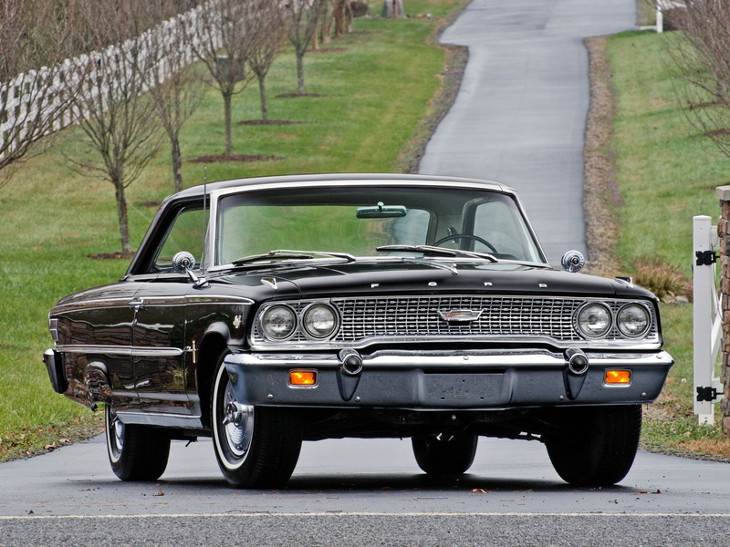1963, 500, 1080P, r-code, fastback, galaxie, ford, hardtop
