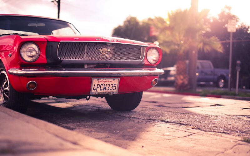 red, shiny, city, no People, convertible, headlight, obsolete, retro Styled, day, vintage Car, summer, focus on foreground, land Vehicle, antique, bumper