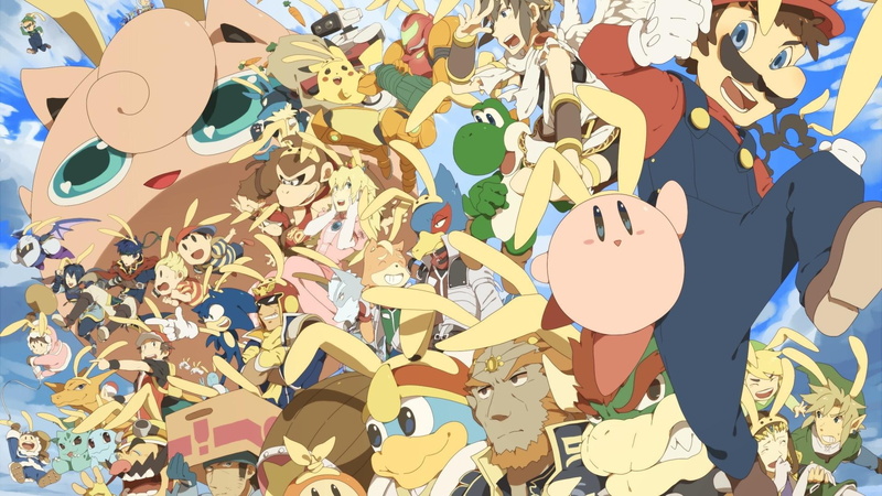 1920x1080, super, anime, smash, super smash bros., bros, mario, poster, 1080P