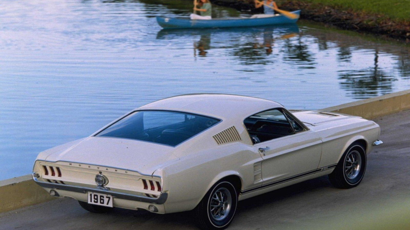 ford, muscle cars, 1080P, 1967, old cars, coupe, mustang, cars