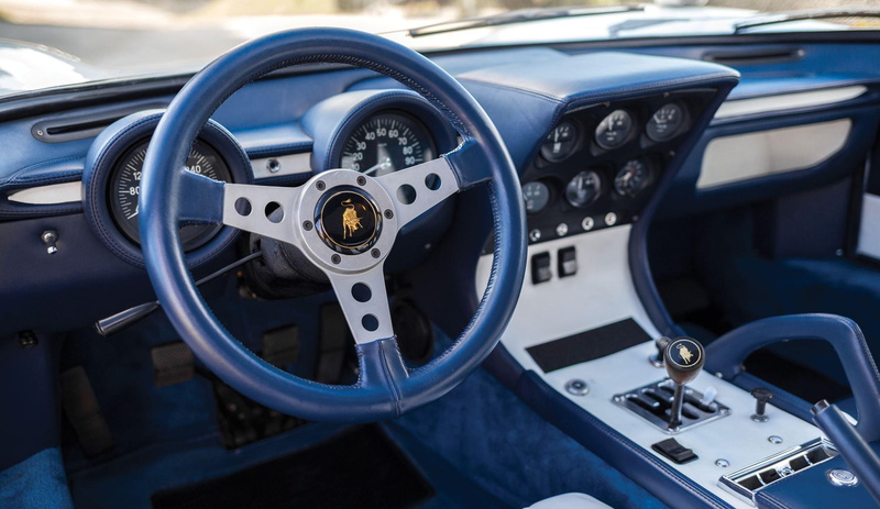 Blue, Miura P400, Salon, The Interior Of The Car, Supercar, Lamborghini Miura P400 S 1971, 1971, Lamborghini Miura P400, Logo, Lamborghini Miura, Machine
