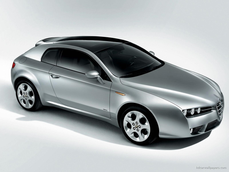 romeo, brera, gray, coupe, alfa, cars, alfa romeo, 720P