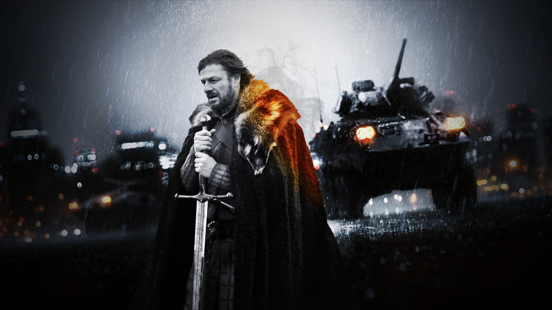 architecture, emotion, fire, celebration, fantasy, burning, costume, 1080P, Ned Stark, standing, nature, one person, clothing, night, adult, mid adult