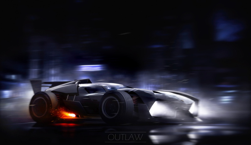 Lamborghini, fan art, futuristic, fire, fantasy art, digital art, Ned Souris, car, 1080P