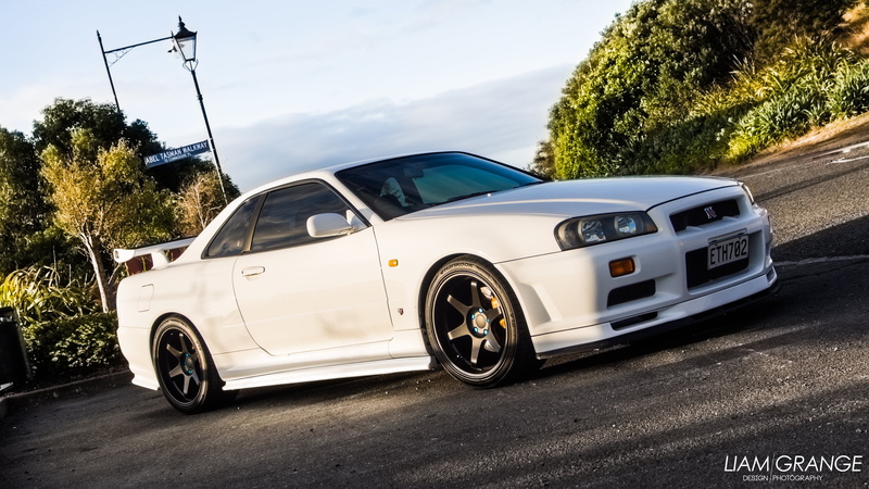 sunset, transportation, engine, Tire, retro styled, modern, sports Car, machine, speed, sky, technology, 4K, yellow, white, JDM, People, Nissan, outdoors