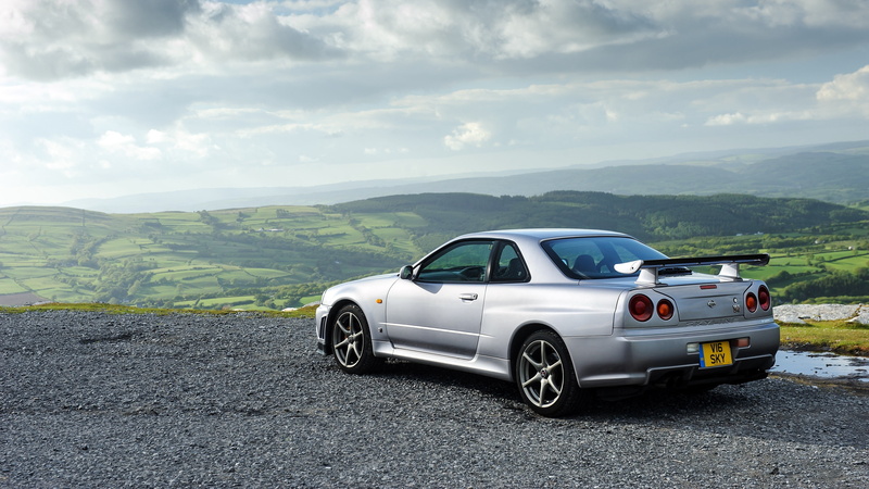 4K, Skyline, GT-R, BNR34, 1999, V-spec, Nissan