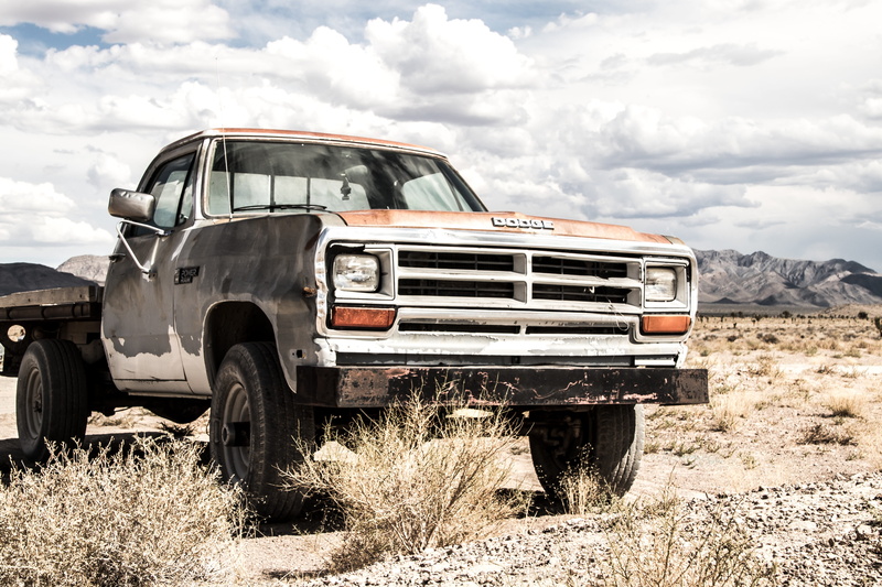 old, clouds, deterioration, commercial vehicle, outdoors, vintage car automobile, rusted, nature, vehicle, automotive, traffic, 5K, dodge, historically