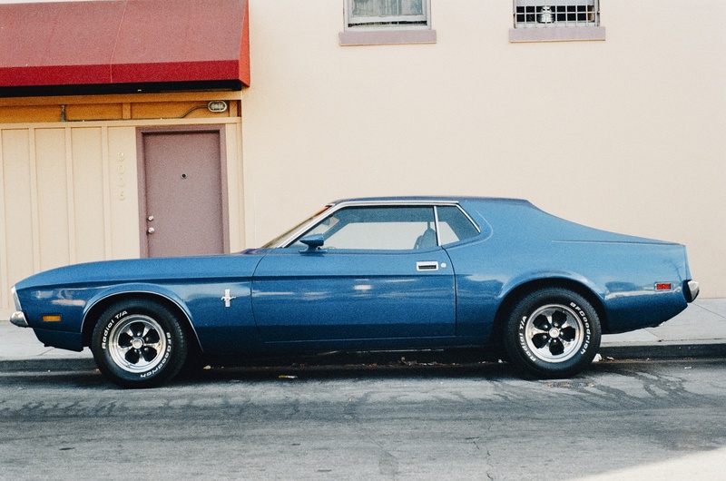 sports car, ford, old, wheels, coupe, oldtimer, mode of transportation, beside, american muscle, stationary, day, blue, retro styled, classic, motor vehicle