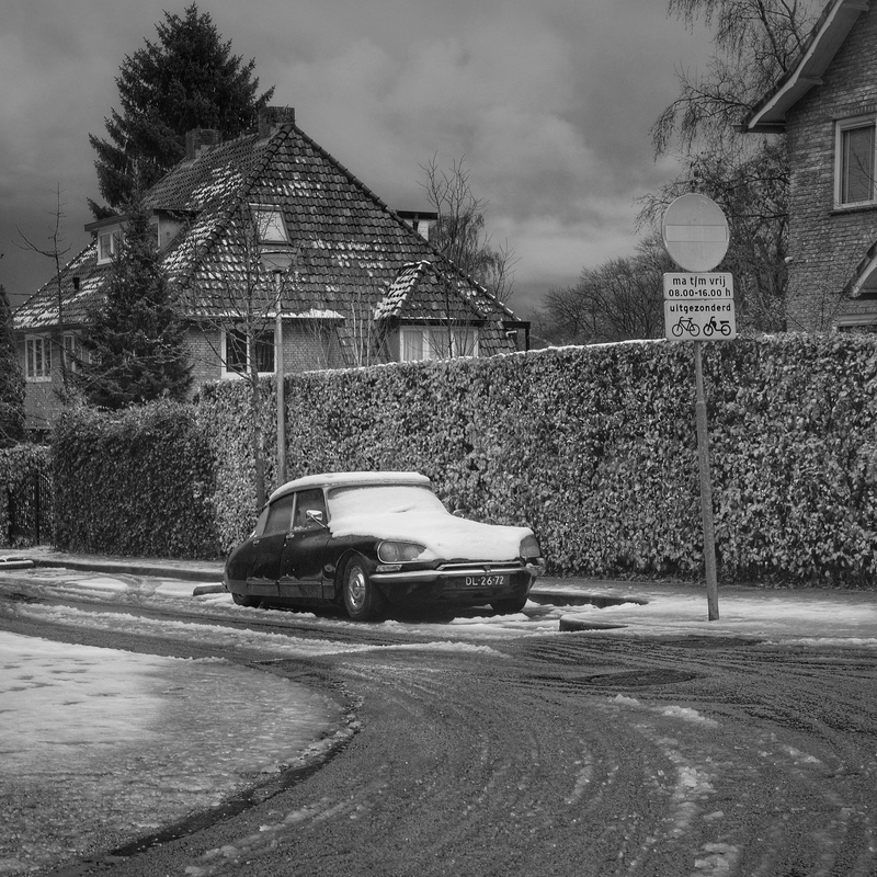 vintage, citroen, outdoors, day, street, plant, 2K, building, residential district, citroen ds, nature, no people, architecture, transportation, netherlands