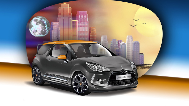 background, DS 3, Citroen, 2K