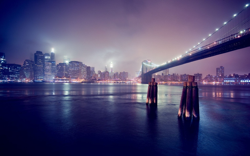 urban, anime, x, 2K, City, bridge, stay, Skyscraper, 2560x1600 px, town, fate, hd, px, Lights, night, art