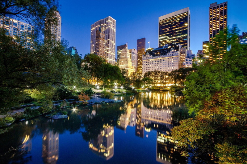 px, ford, New York City, Skyscraper, york, Lights, central, Central Park, park, pond, 1080P, x, City, REFLECTION, hd, art, cars, new, 1920x1280 px