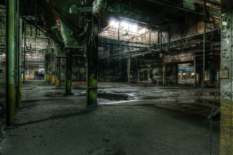 architectural column, decline, stay, messy, ceiling, old, ruined, 1080P, no people, metal industry, building, architecture, built structure, domestic room
