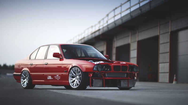 tuning, bmw, e34, 1080P