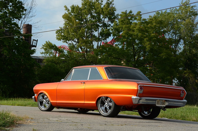 orange, nova, modified, cars, chevrolet, 1080P, 1963