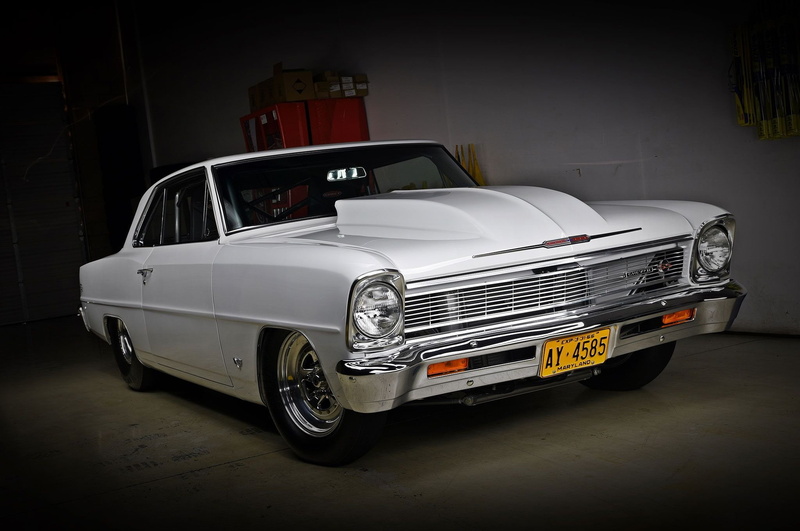1080P, white, cars, chevrolet, nova, 1966