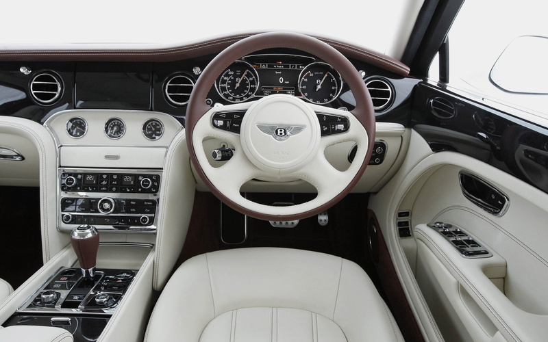 Car, Bentley, Bentley Mulsanne, Steering Wheel, Interior, Luxury, Dashboard, 1080P