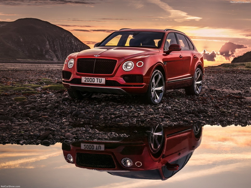 cloud - sky, land vehicle, car, scenics - nature, wheel, digital composite, Bentley Bentayga V8 2018, convertible, environment, 720P, day, sky, no people