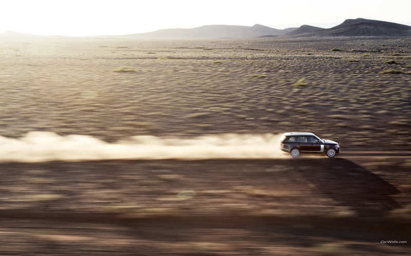 blur, desert, 2K, hd, motion, cars, range, suv, rover