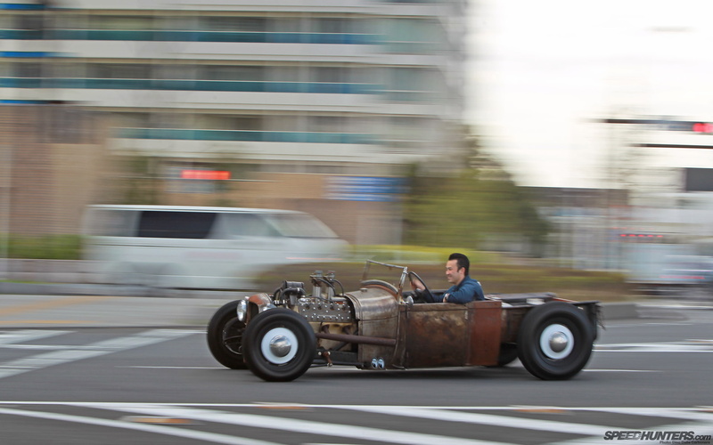 classic, motion, ford, car, hd, rat, 1080P, rust, blur, brown, hot, rod, cars