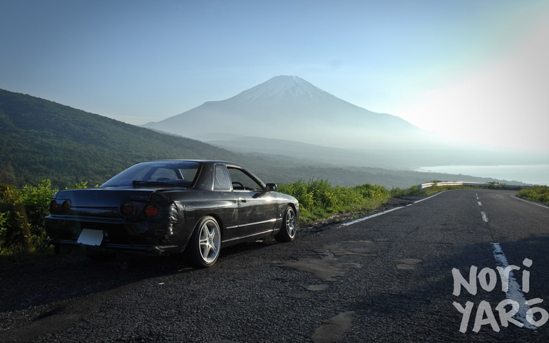 cars, nissan, art, gtr, r, roads, mountains, jdm, hd, 1080P, skyline
