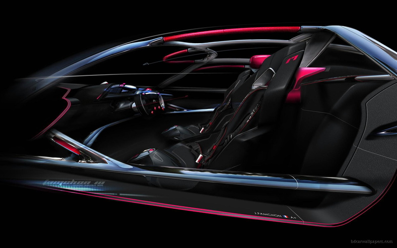 cars, citroen, black, car, sports, concept, 2010, survolt, interior, 1080P